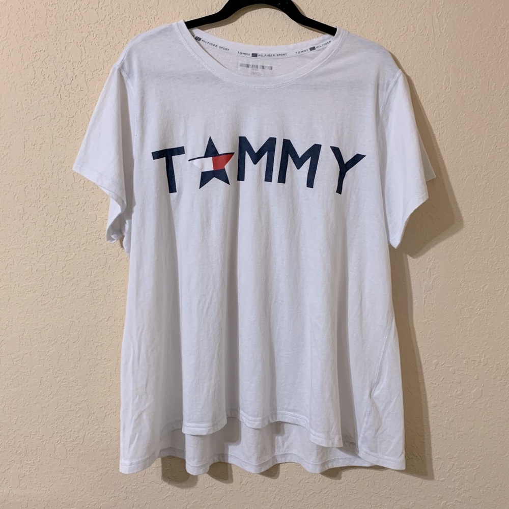 Tommy Hilfiger 90s y2k Women Plus 2X Shirt Preppy